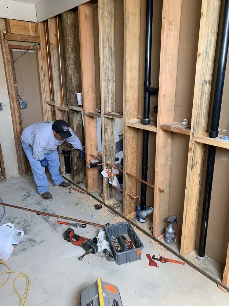 Commercial rough-in plumbing for Gas Line Repair in International District